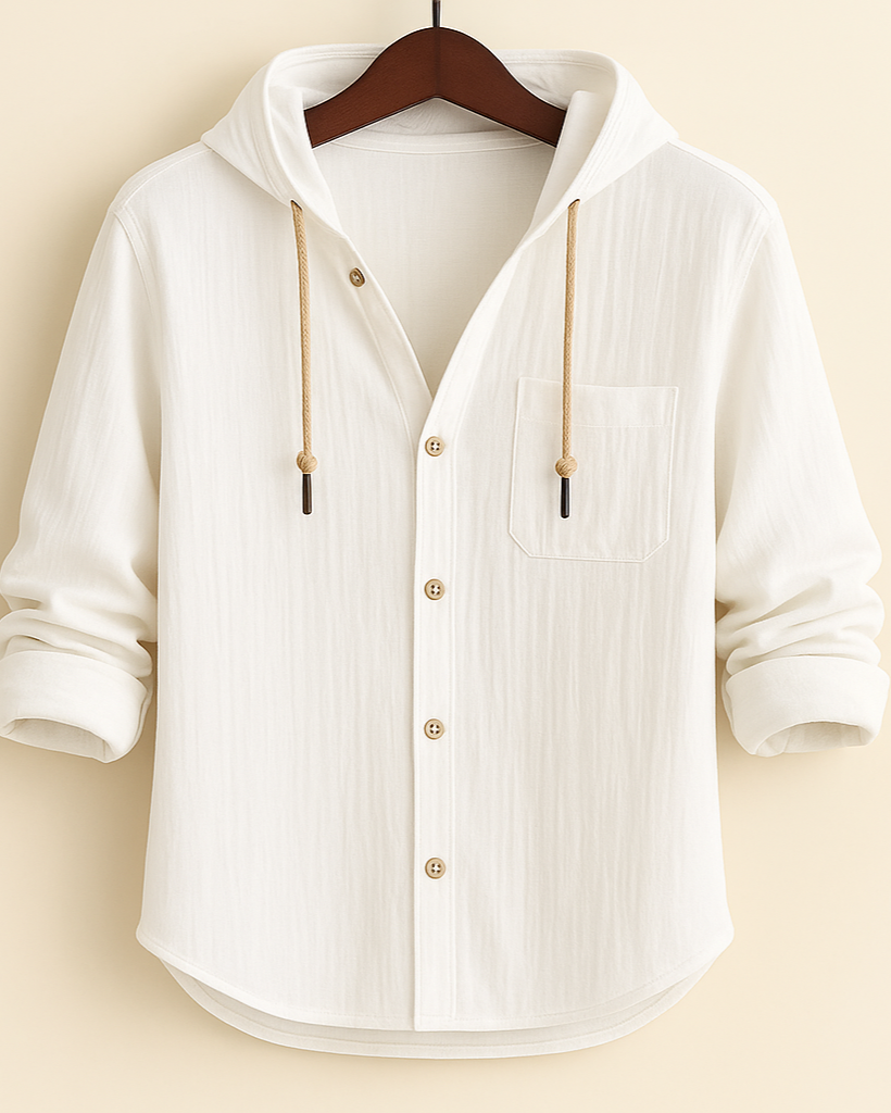 Roberto | Camisa con capucha de algodón