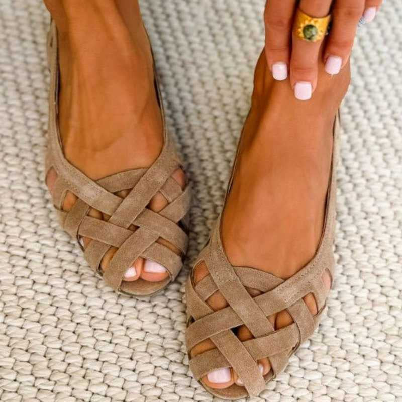 Rocio | Sandalias Caterina tejidas, coloridas y cómodas