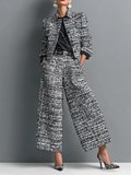 Aderet - Elegante chaqueta de manga larga y pantalones casuales.