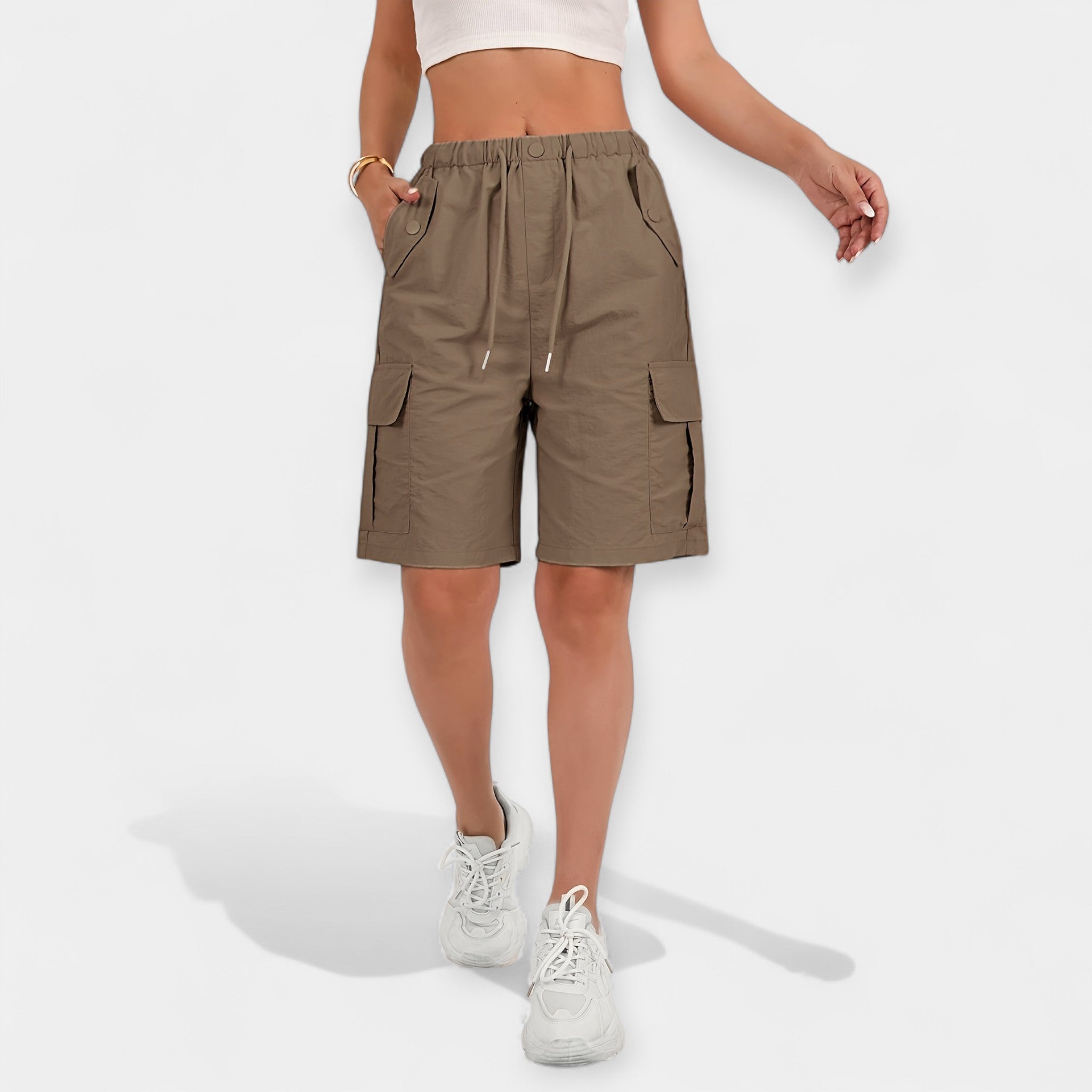 Begoña | Pantalones cortos cargo de verano para mujer