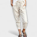 Leire | Pantalones ligeros de lino con mezcla de algodón