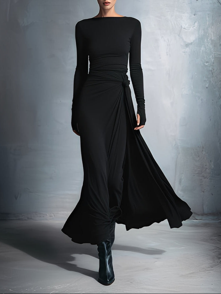 Valeria | Abito lungo elegante e fluido