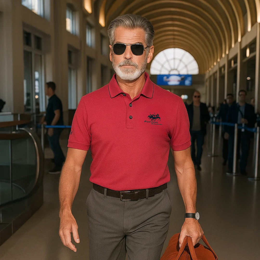 Jose | Polo clásico de algodón con bordado exclusivo