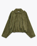 Alena - Chaqueta bomber de ante