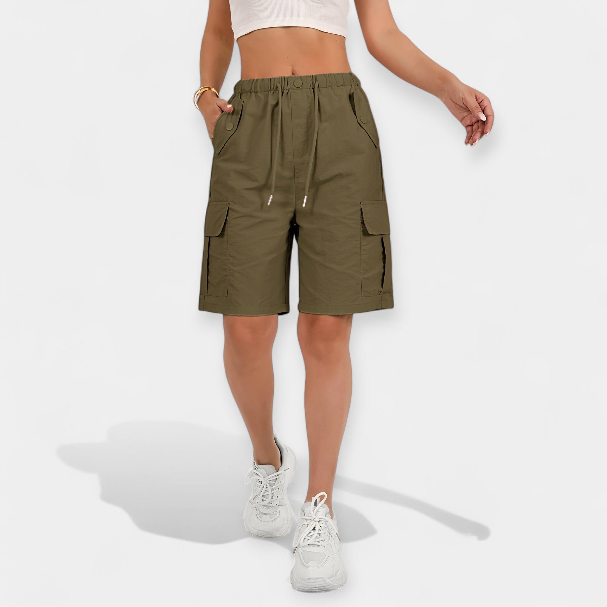 Begoña | Pantalones cortos cargo de verano para mujer