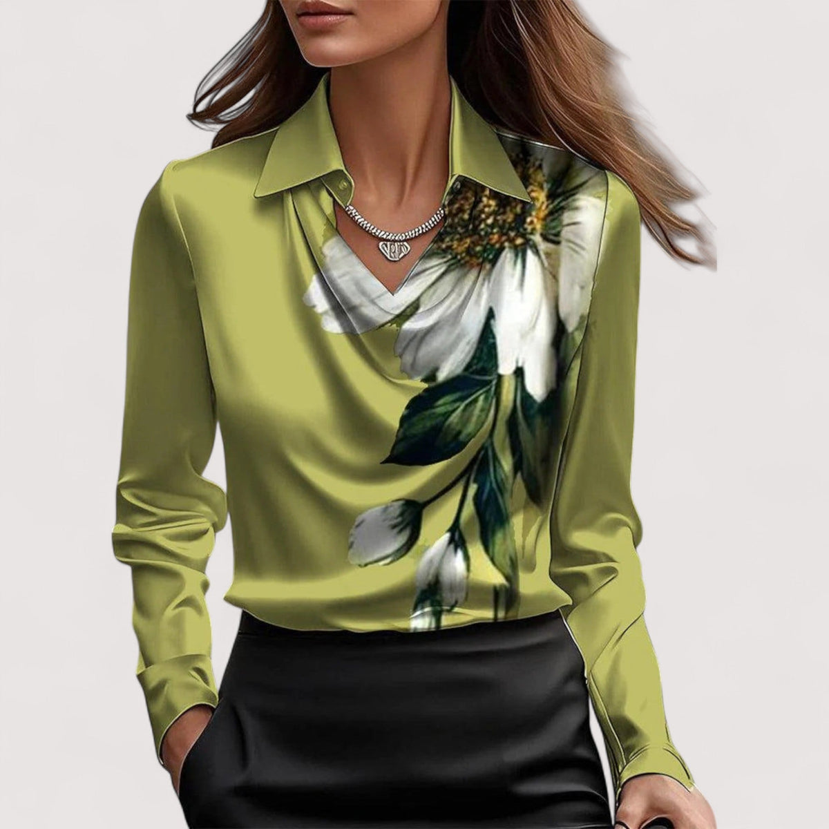 Carlota | Blusa Elegante con Escote en V