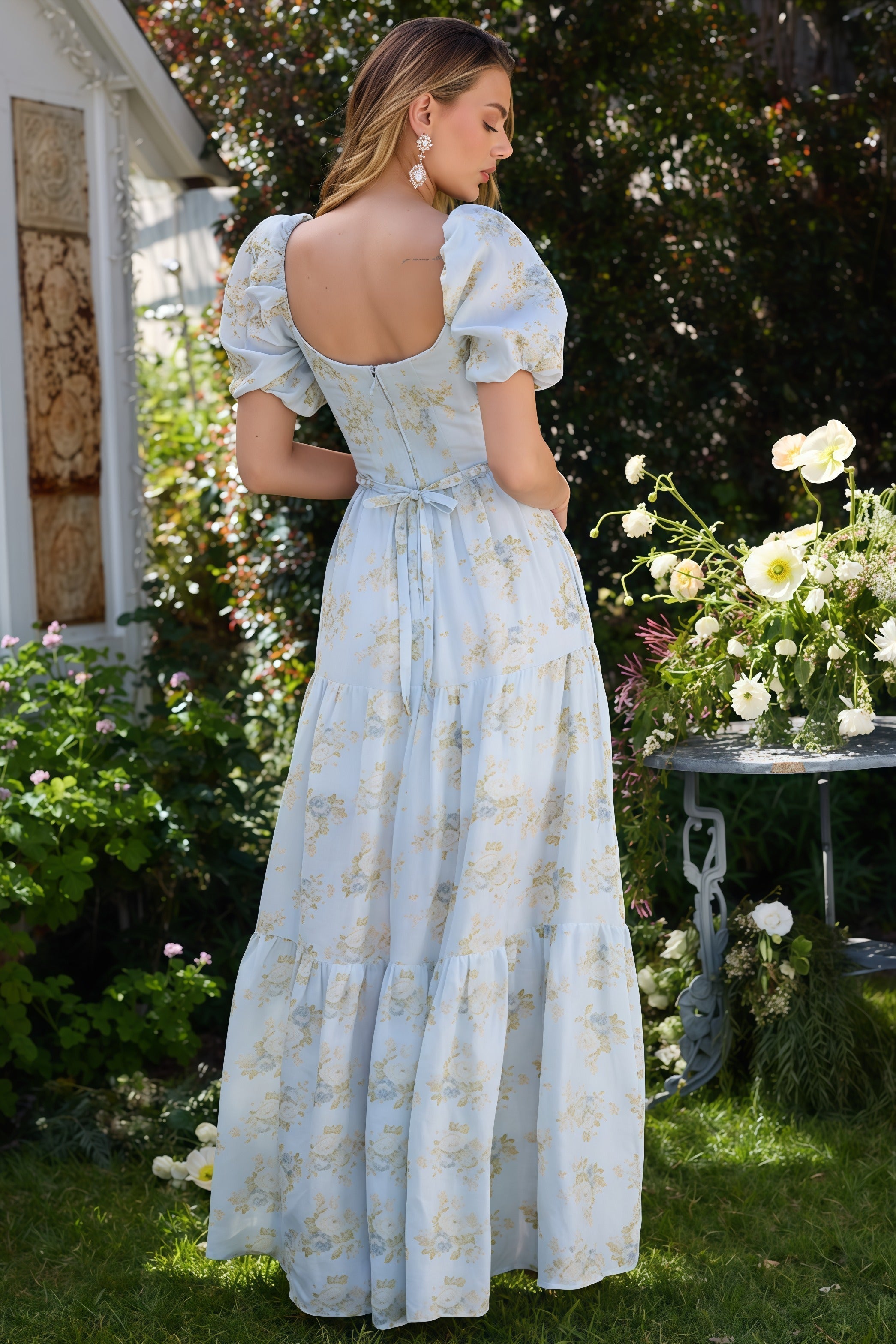 Celeste | Vestido elegante y vaporoso
