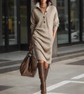 Damaris | Vestito in maglia caldo, elegante e comodo.