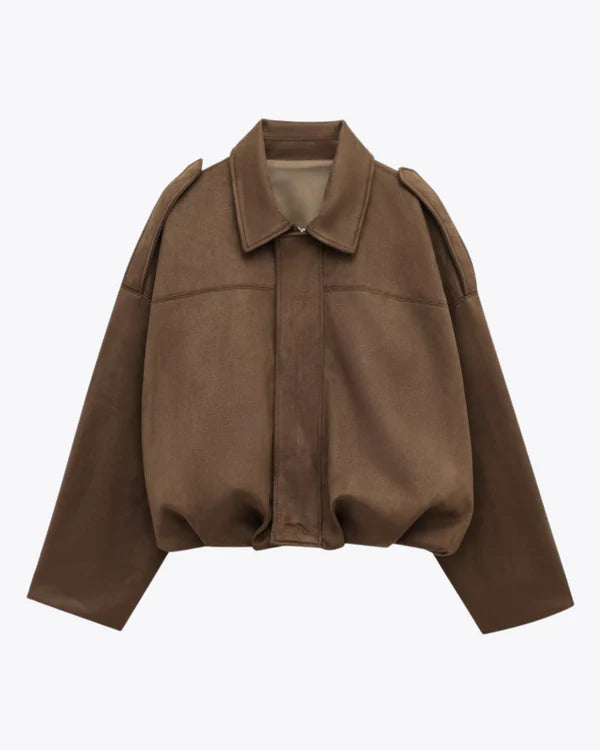 Alena - Chaqueta bomber de ante