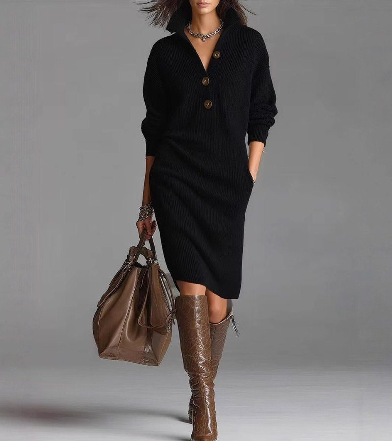 Damaris | Vestito in maglia caldo, elegante e comodo.