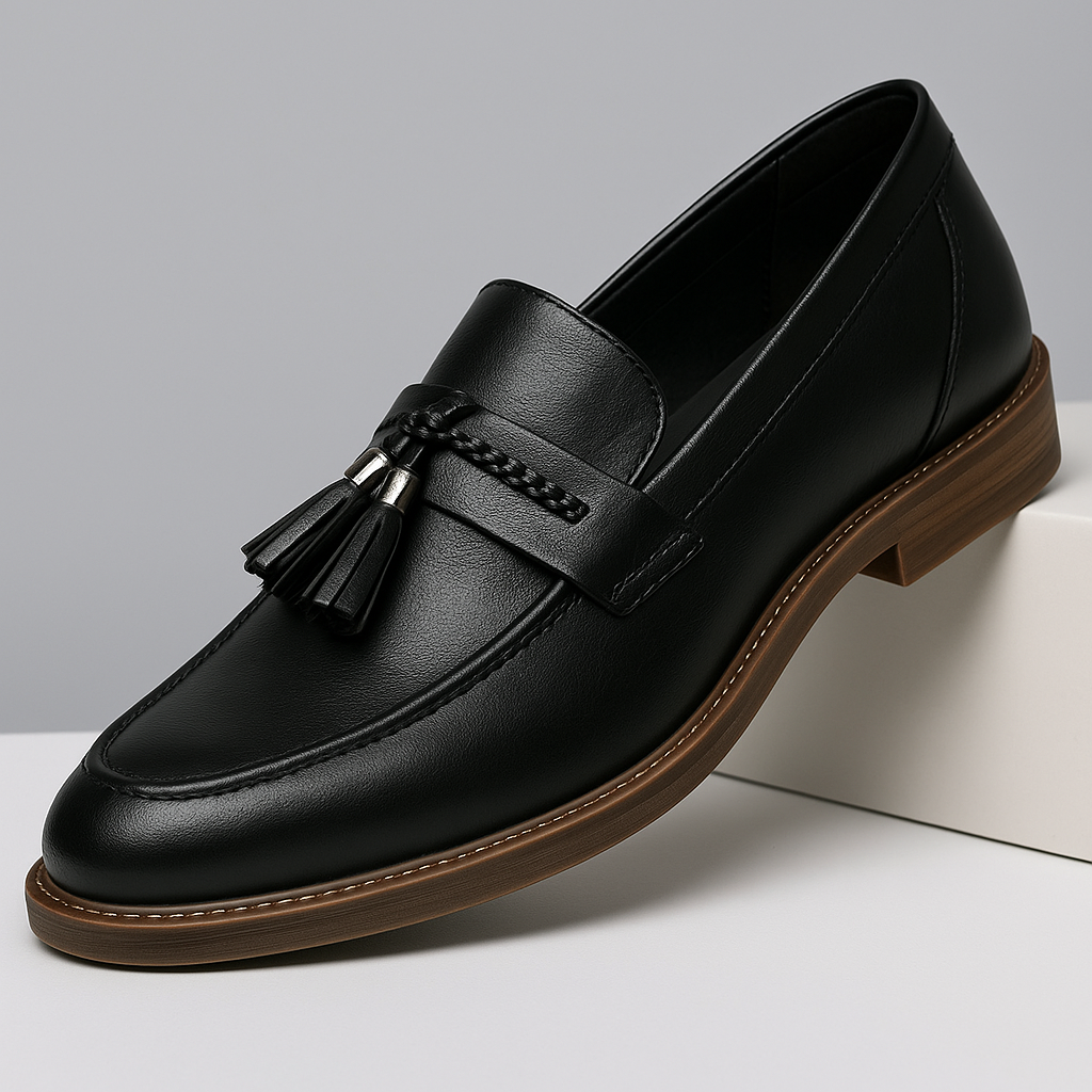 Vicente | Mocasines de piel con borlas