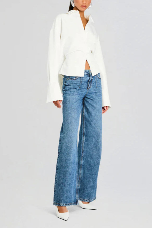 Gabriela | Camisa de Botones Draped