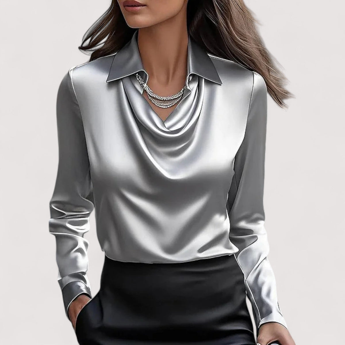 Carlota | Blusa Elegante con Escote en V