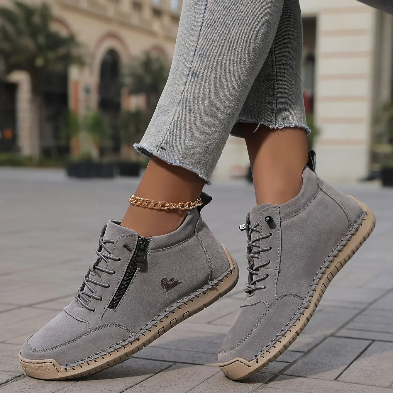 Camila | Zapatillas ortopédicas cómodas con cremallera