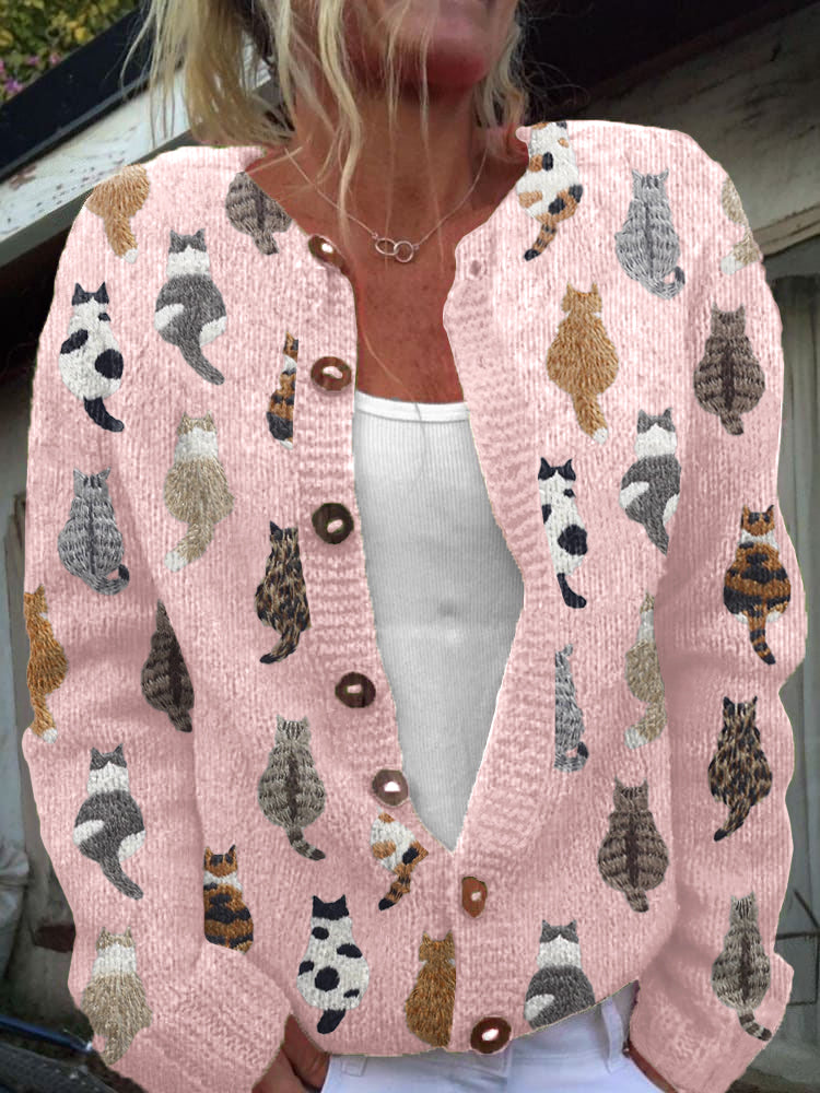Velmora | Cárdigan con estampado animal.