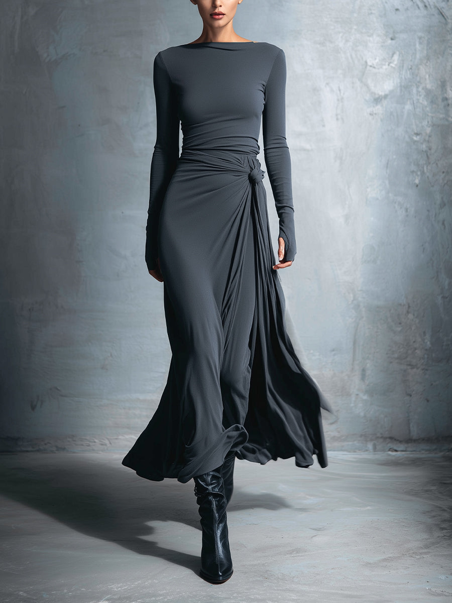 Valeria | Abito lungo elegante e fluido