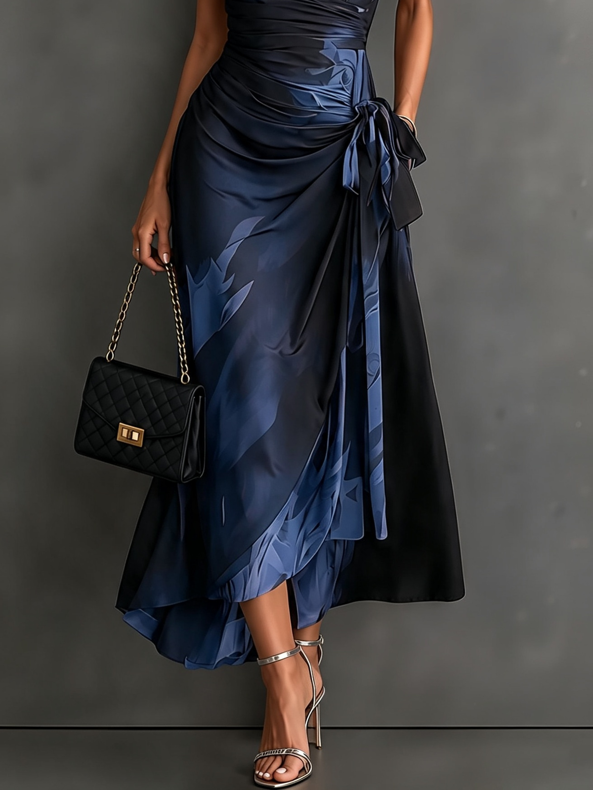 Gala | Vestido midi cruzado