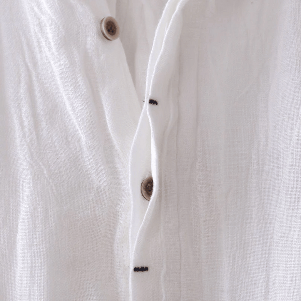 Loren | Camisa de lino de manga corta