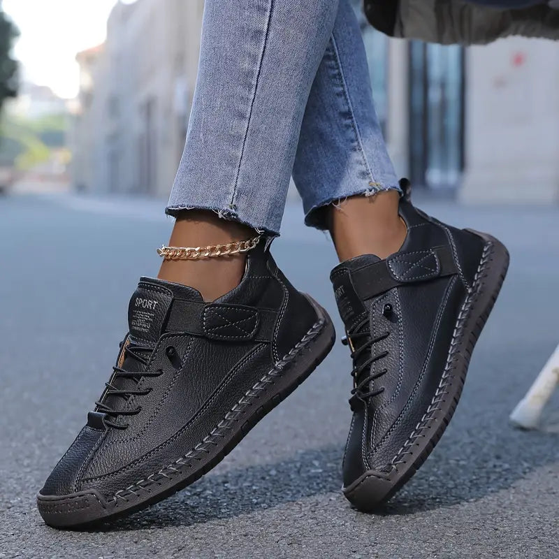 Gisela | Zapatillas ortopédicas cómodas de efecto piel