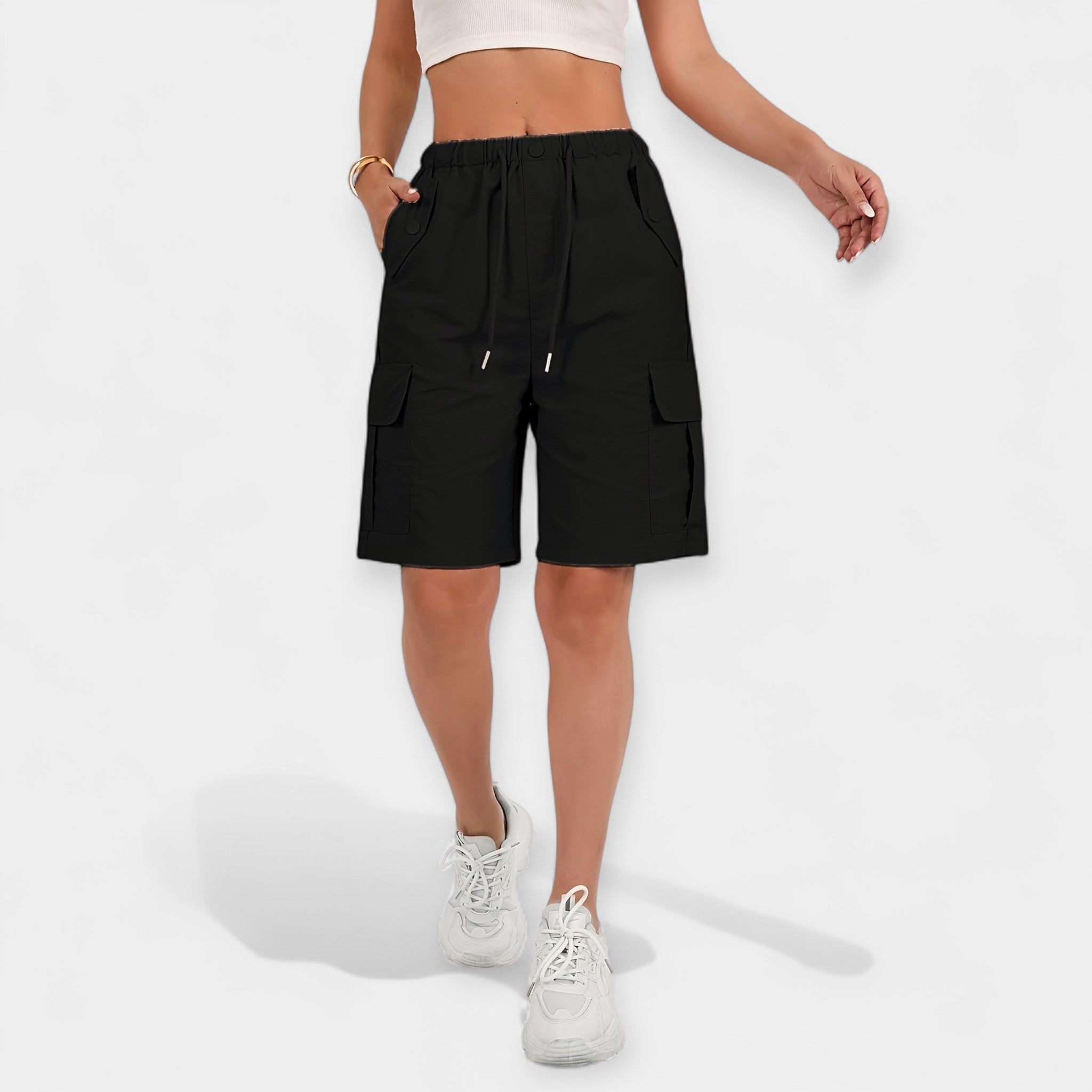 Begoña | Pantalones cortos cargo de verano para mujer