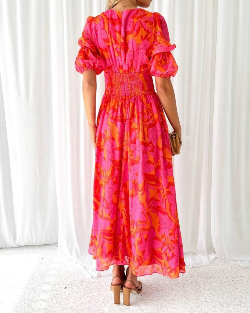 Inés | Vestido largo Solar Brillo