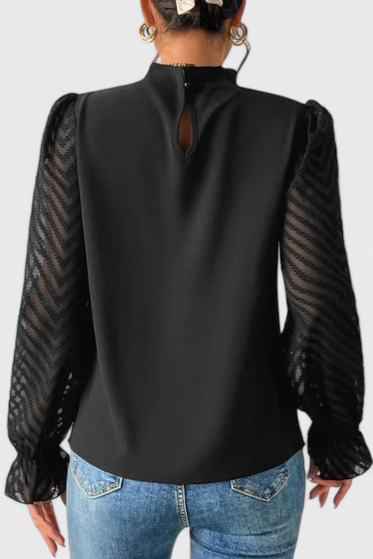 Azucena | Blusa de Manga Larga Náutica
