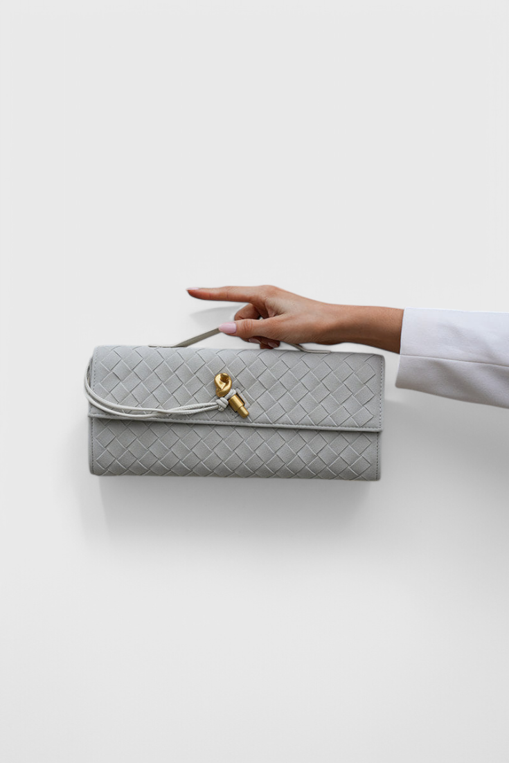 Melania | Bolso de Hombro Clásico de Ante