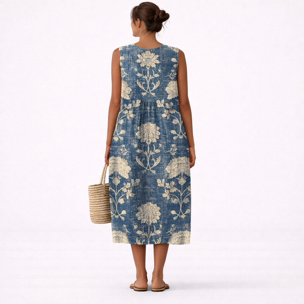 Amelia | Vestido midi floral clásico
