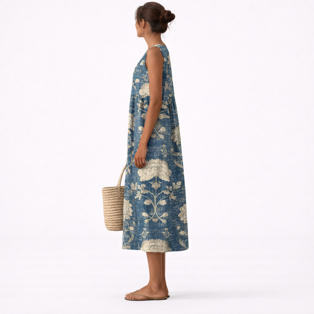 Amelia | Vestido midi floral clásico