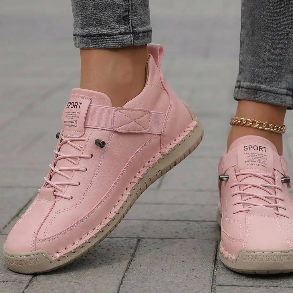 Gisela | Zapatillas ortopédicas cómodas de efecto piel