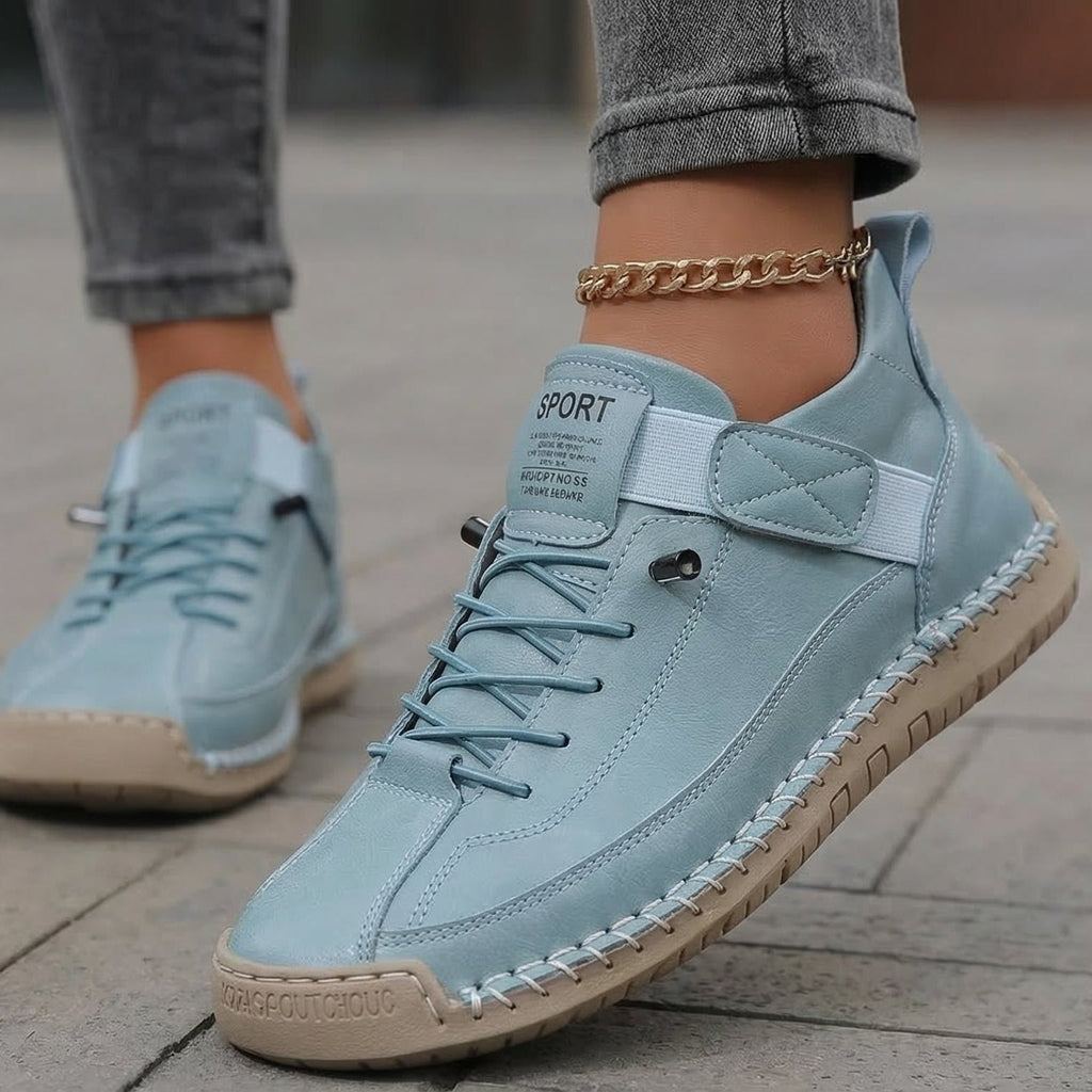 Gisela | Zapatillas ortopédicas cómodas de efecto piel