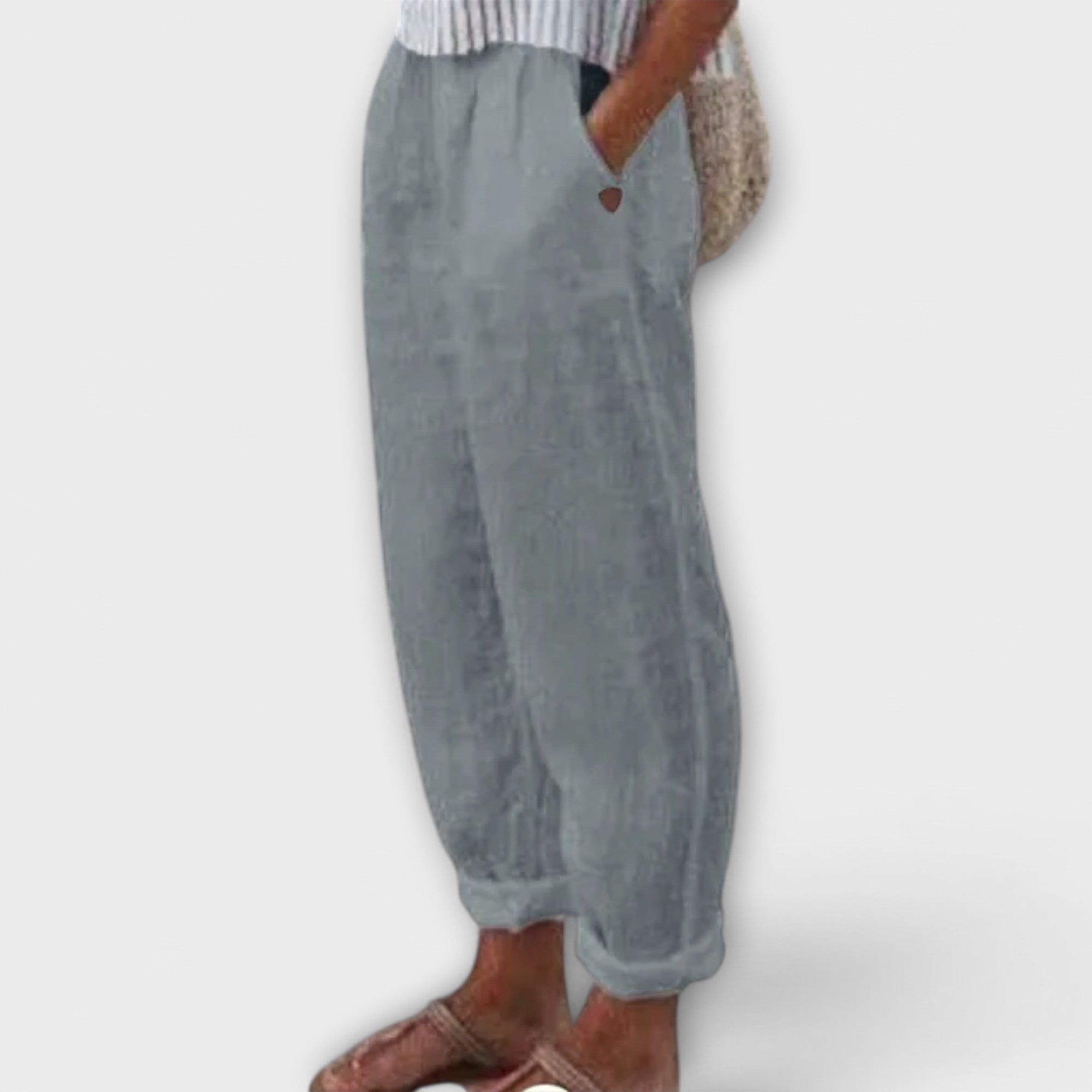 Clara | Pantalones con cintura suave y bolsillos laterales