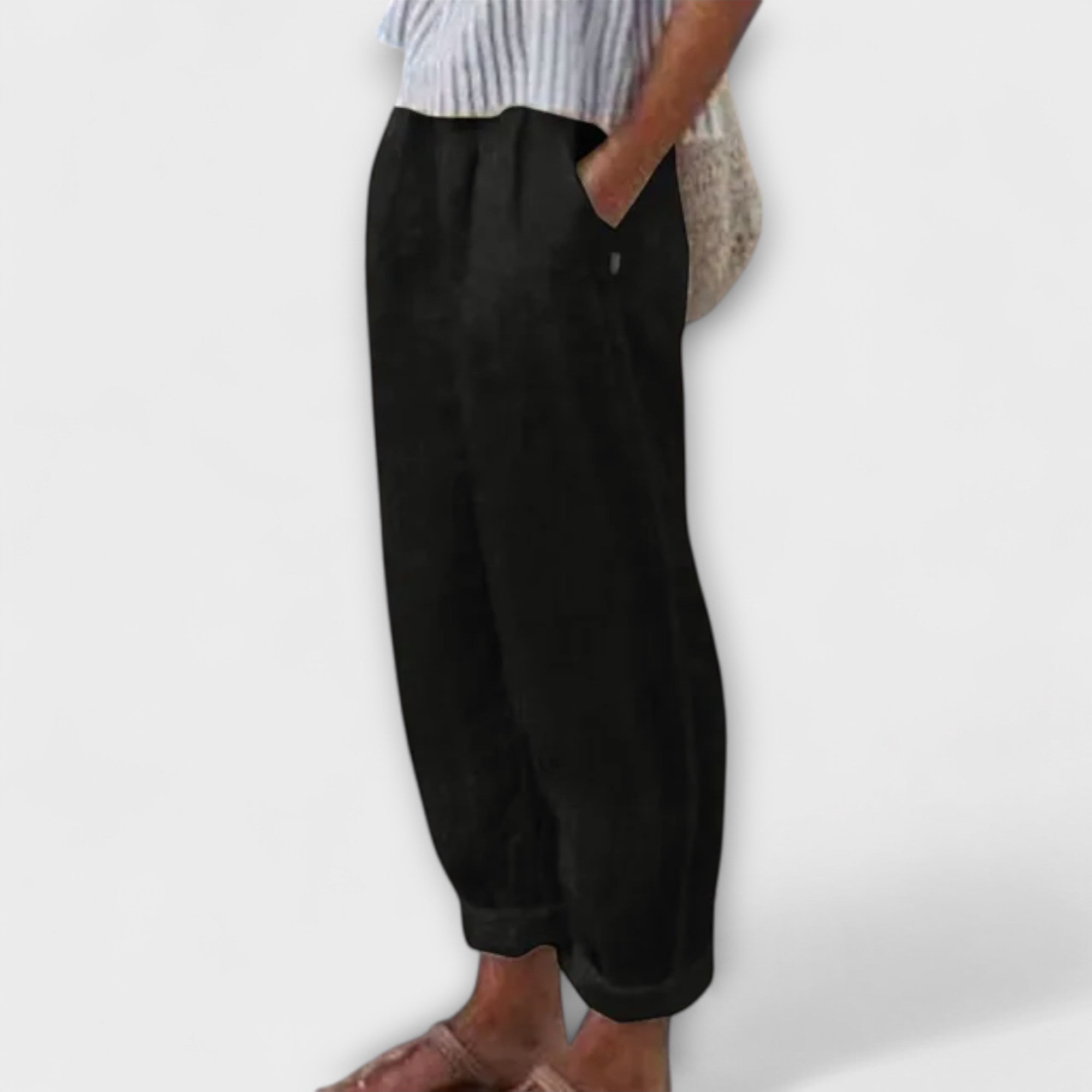 Clara | Pantalones con cintura suave y bolsillos laterales