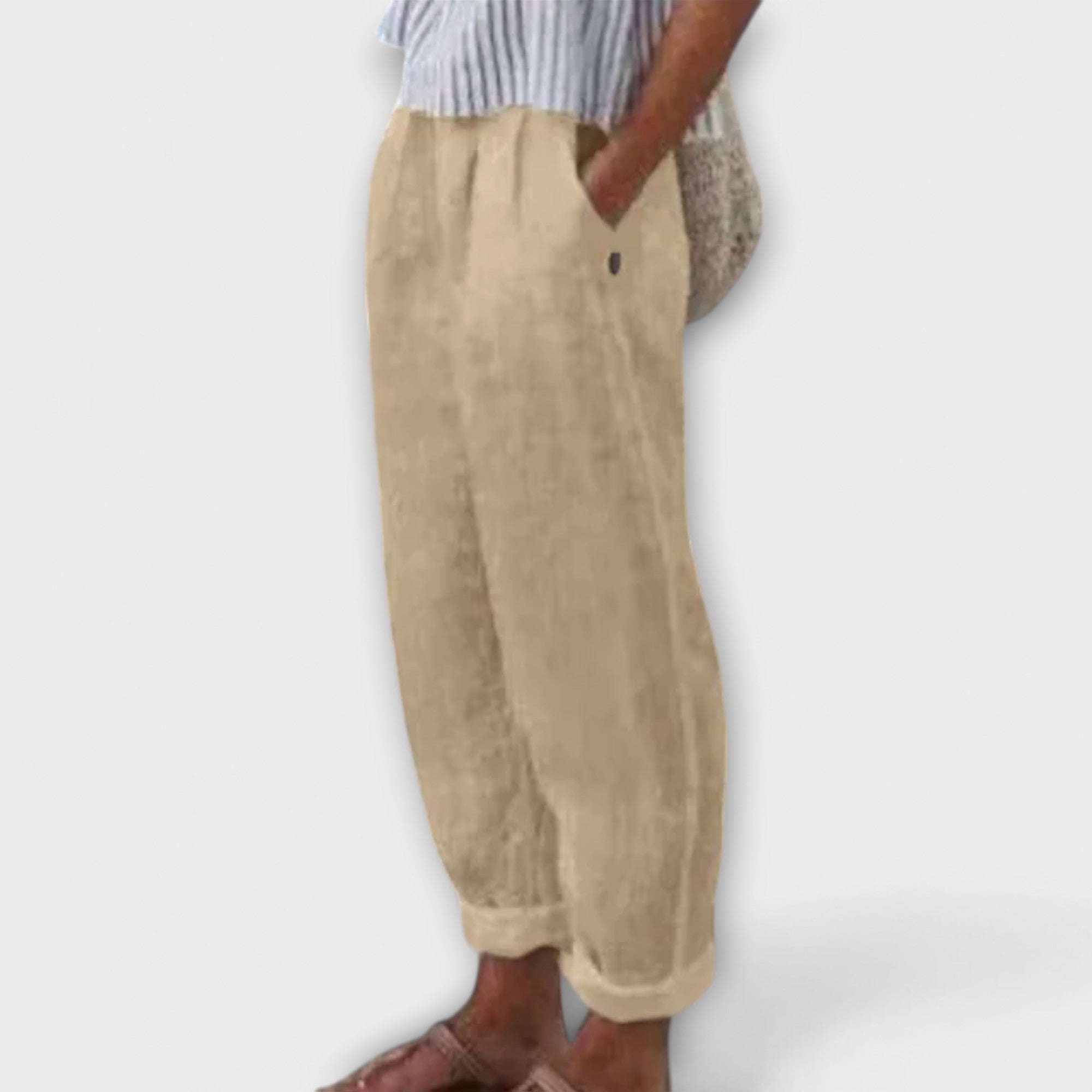 Clara | Pantalones con cintura suave y bolsillos laterales