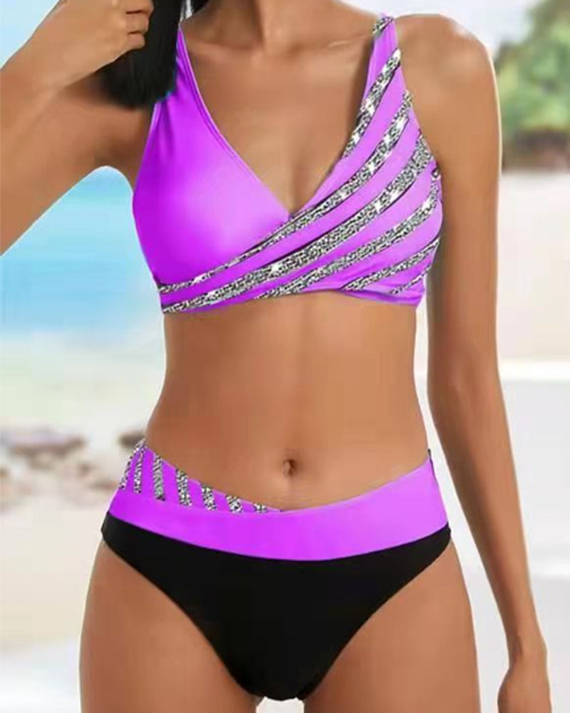 Candela | Bikini impreso en tonos cálidos