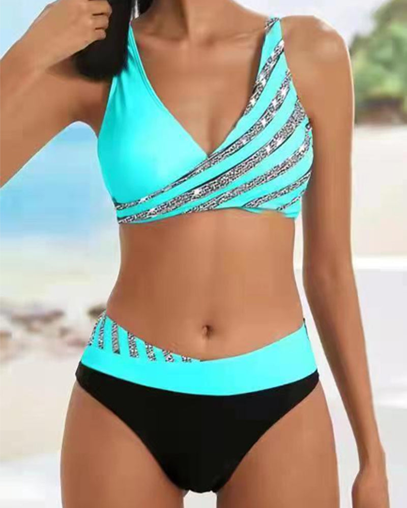Candela | Bikini impreso en tonos cálidos