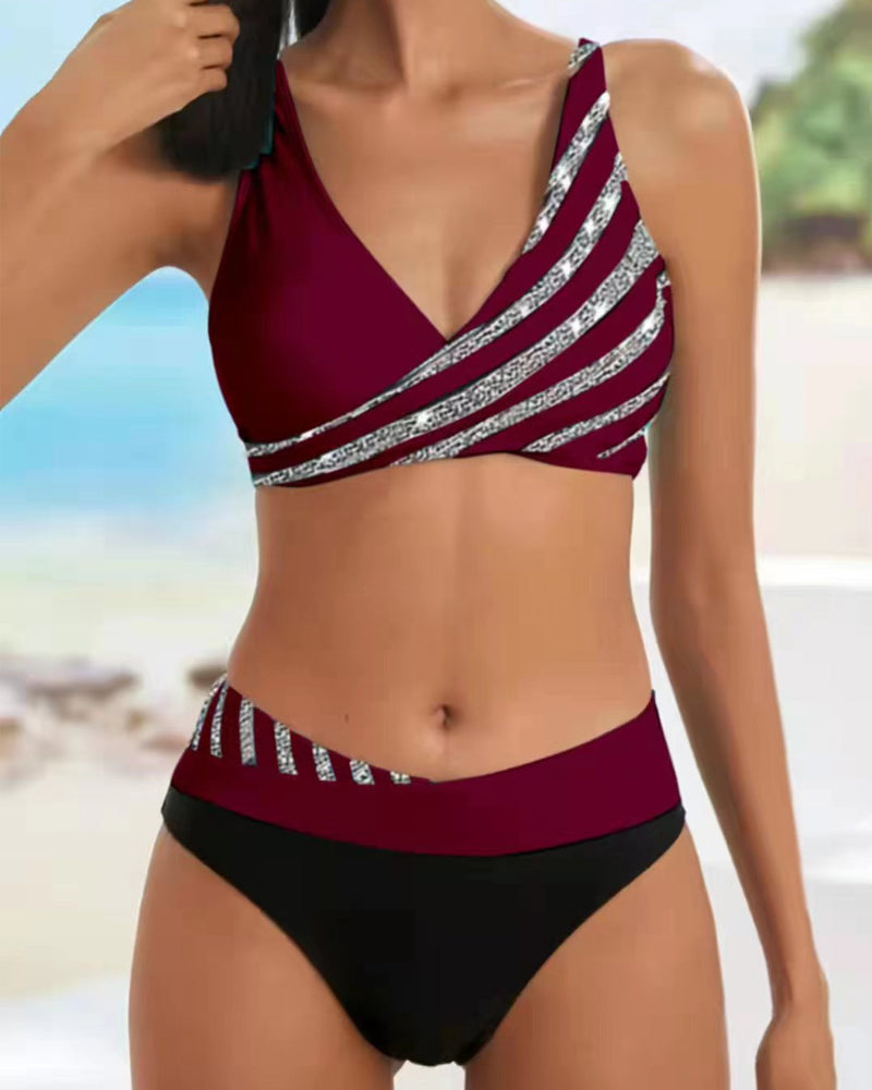 Candela | Bikini impreso en tonos cálidos