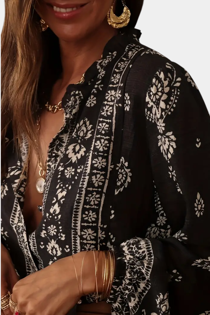Sabela | Blusa Salvia silvestre