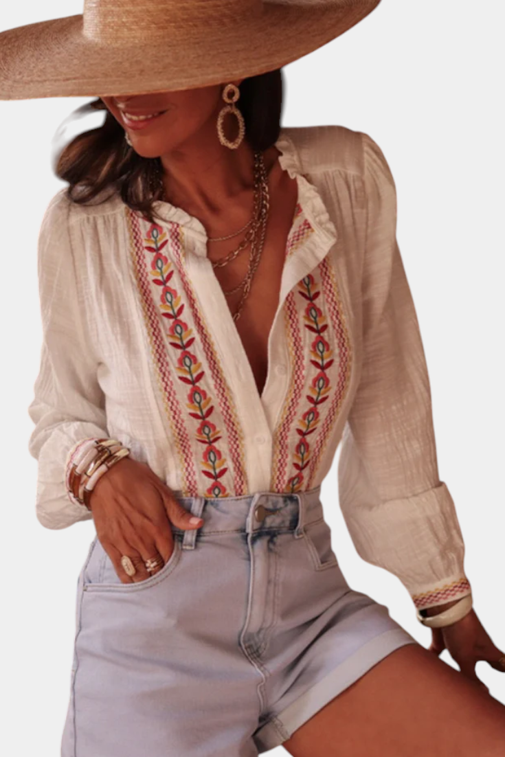 Paula | Camisa Sol bohemio
