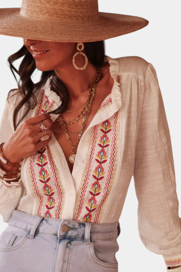 Paula | Camisa Sol bohemio