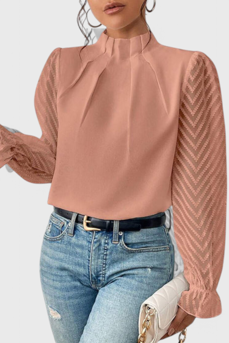 Azucena | Blusa de Manga Larga Náutica