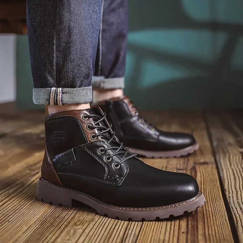 Sebastián | Botines de Cuero Sintético
