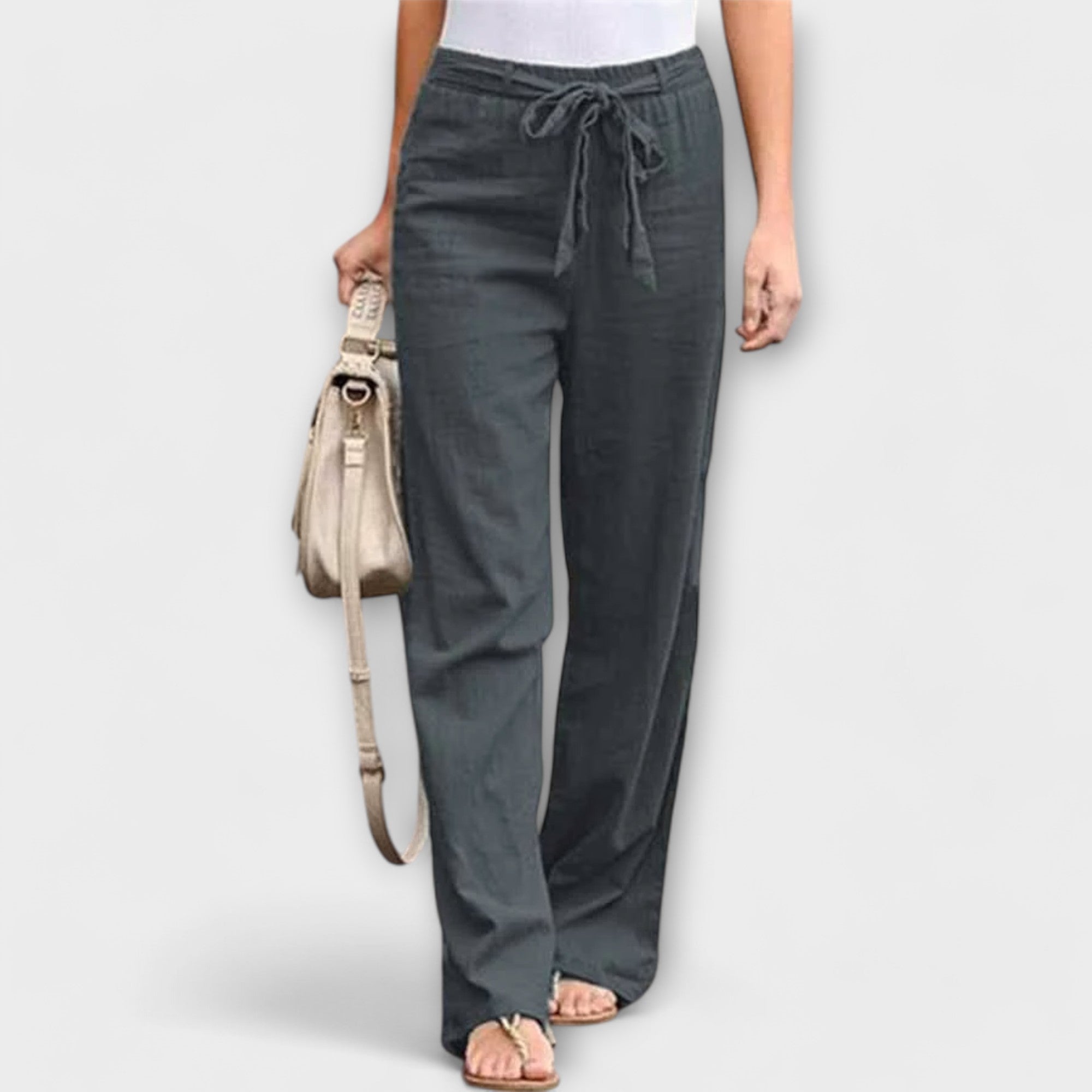 Lorena | Pantalones ligeros de lino
