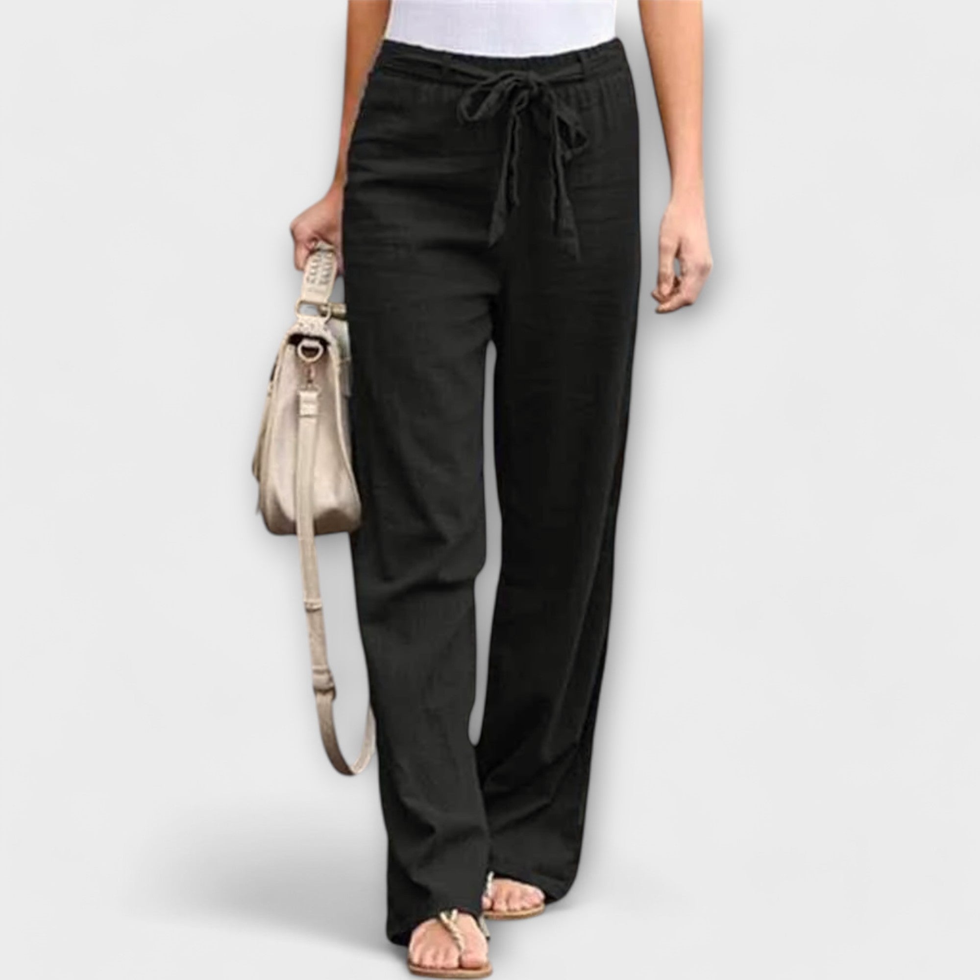 Lorena | Pantalones ligeros de lino