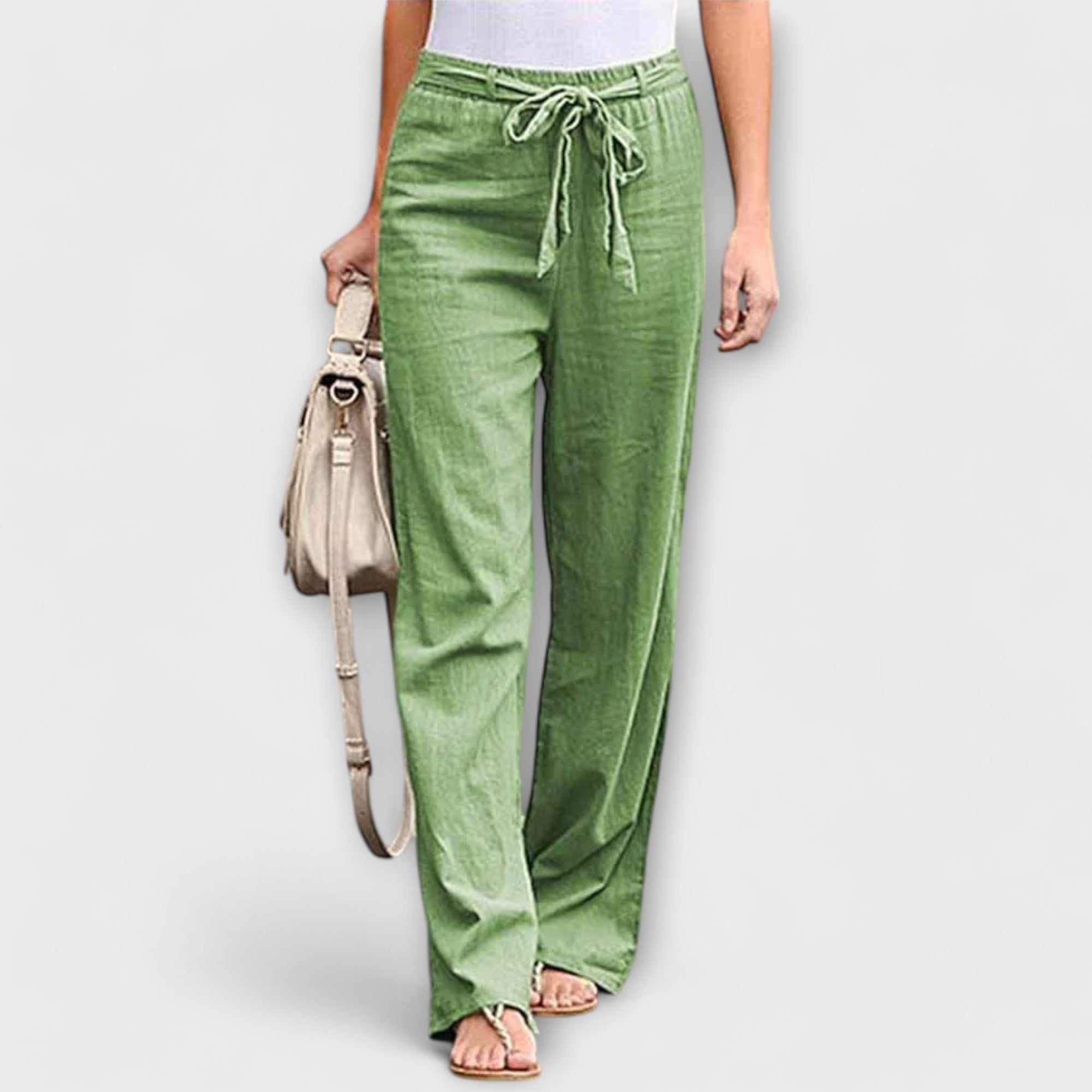 Lorena | Pantalones ligeros de lino