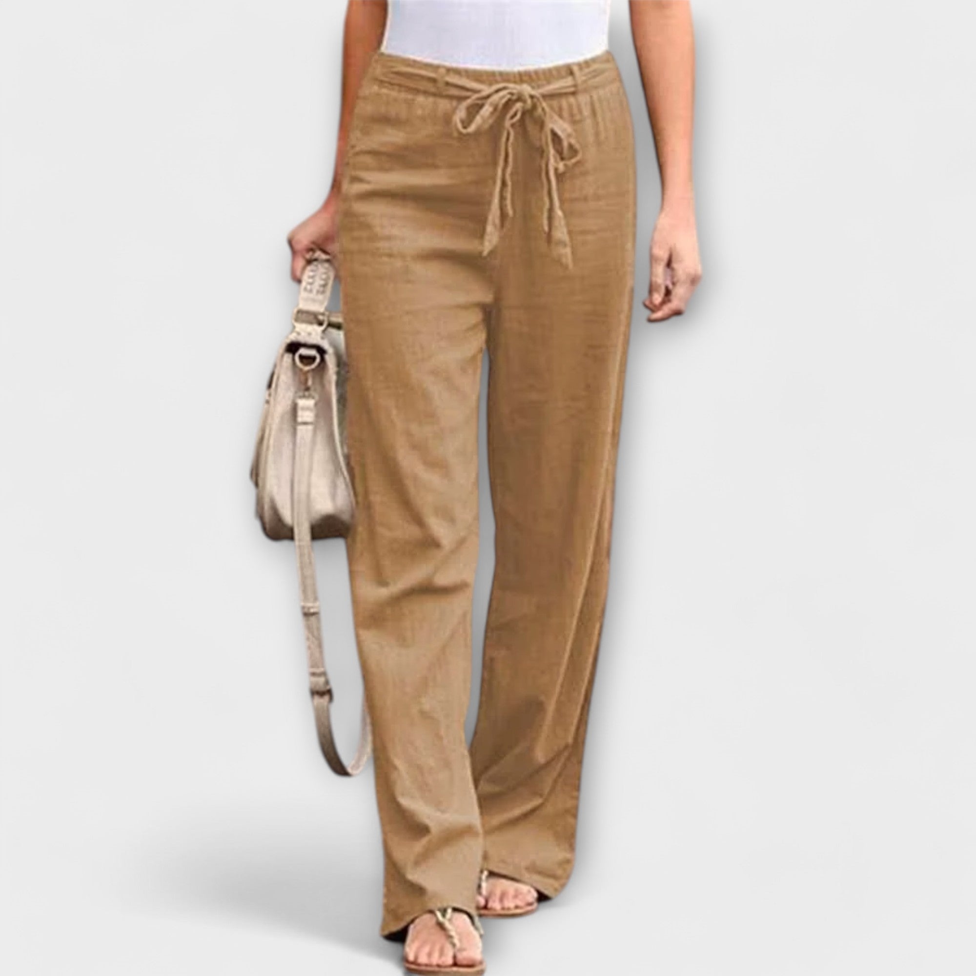 Lorena | Pantalones ligeros de lino