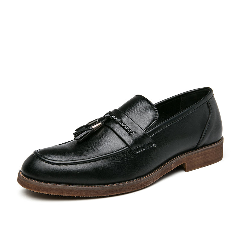 Vicente | Mocasines de piel con borlas