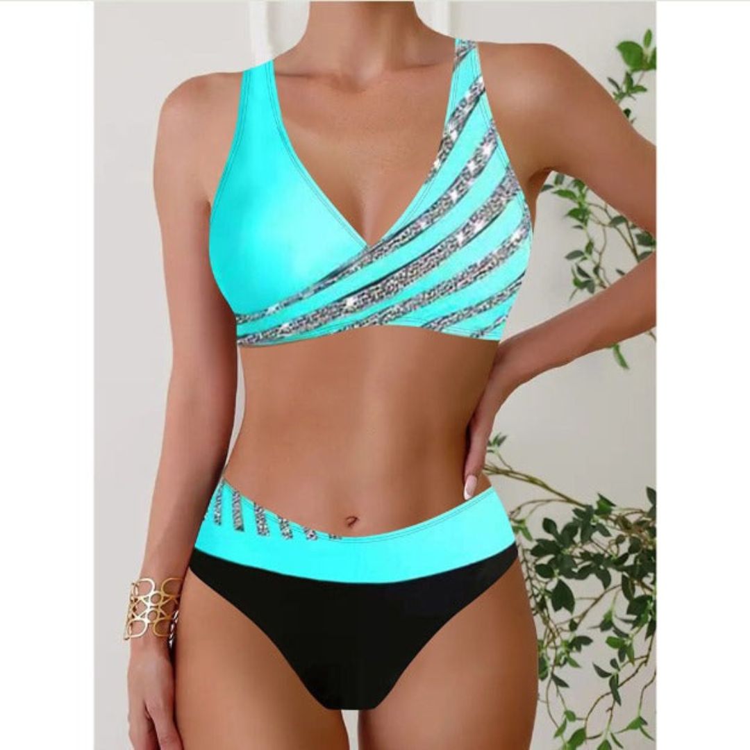 Lucía | Top halter impreso
