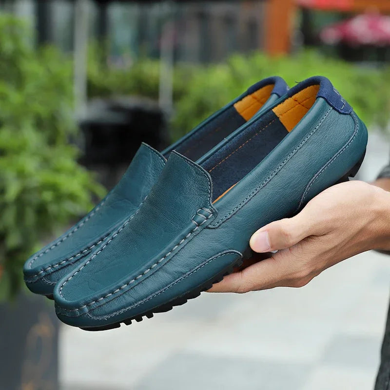 Fabián | Mocasines de cuero vintage