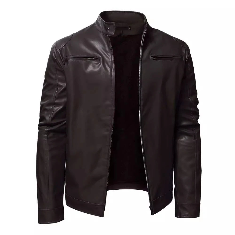 Bertil - Chaqueta de moto de cuero
